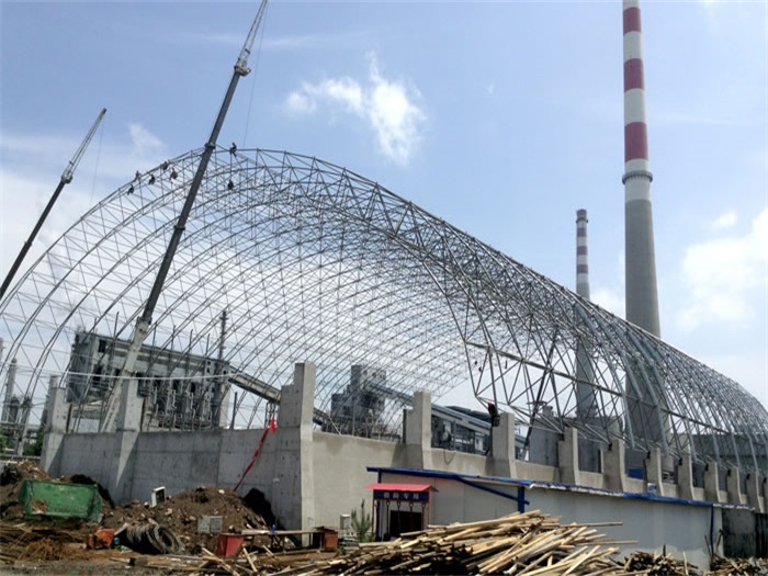 江北煤机油桶翘工程网架
